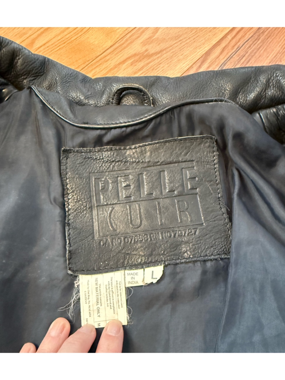 Vintage Pelle Cuir Western Fringe Leather Jacket - Deconstructed Gothic Moto - Picture 10 of 16